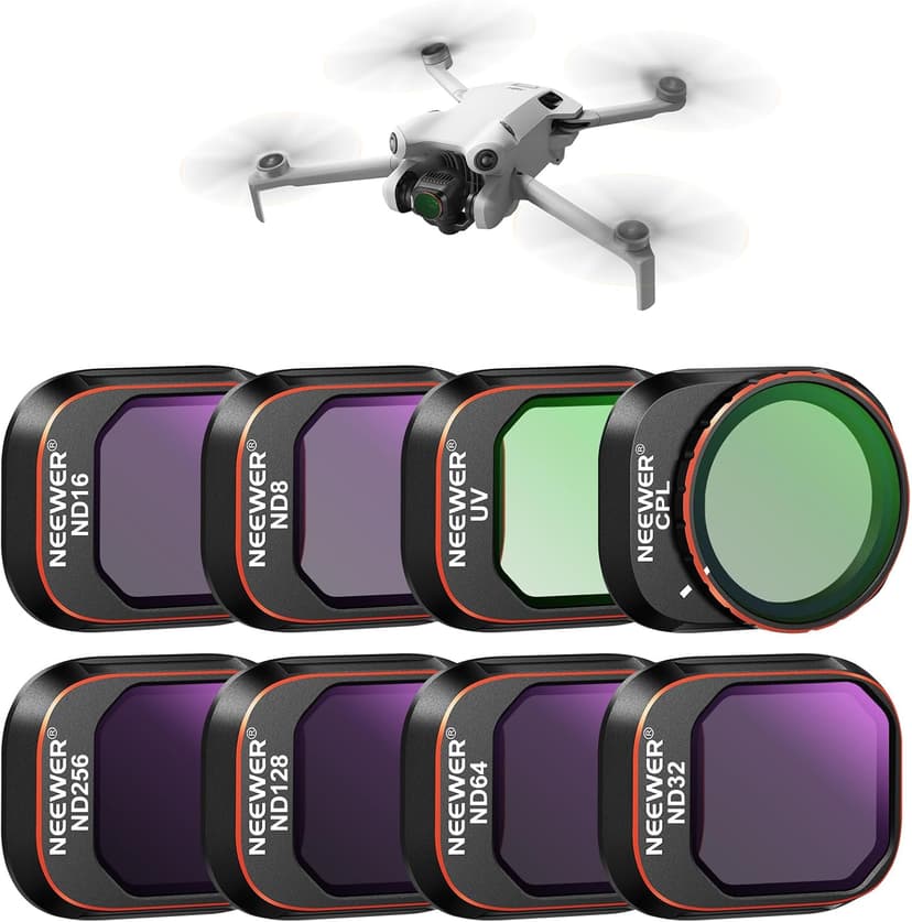 NEEWER Set di filtri ND e CPL compatibili con DJI Mini 4 Pro