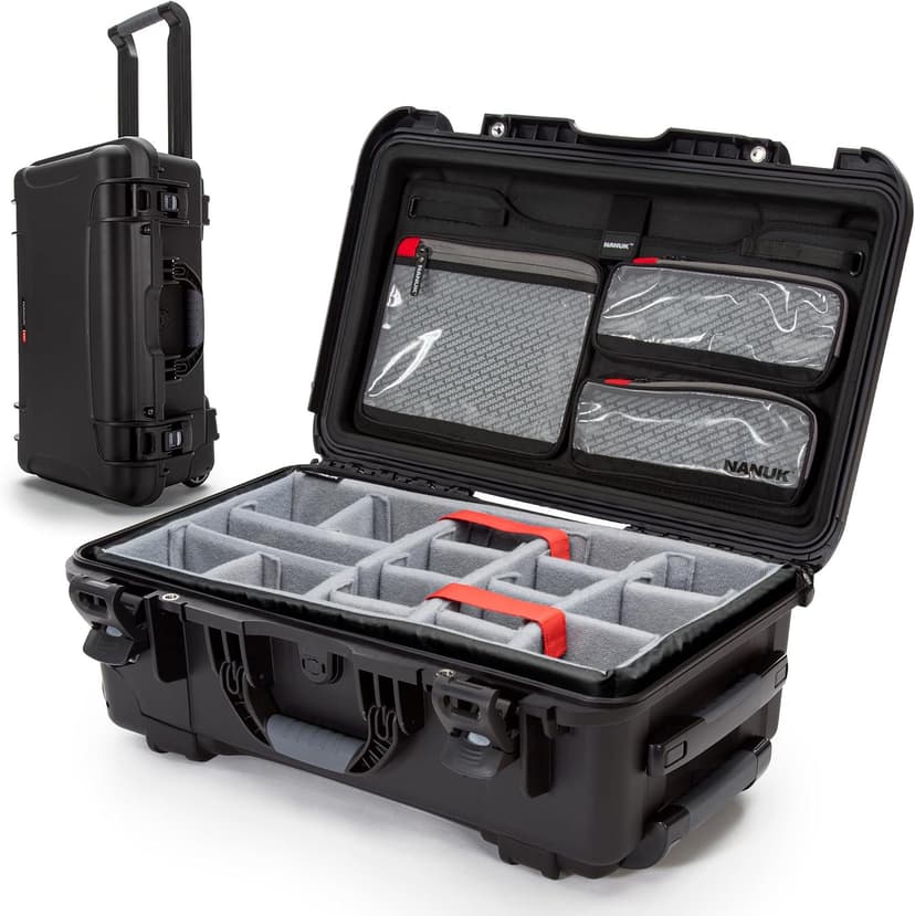 NANUK 935 Pro Photo Kit - Valigia rigida impermeabile per fotocamera